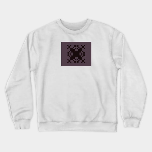 Tote purple corduroy snowflake : Crewneck Sweatshirt by Annie Pom Freitag